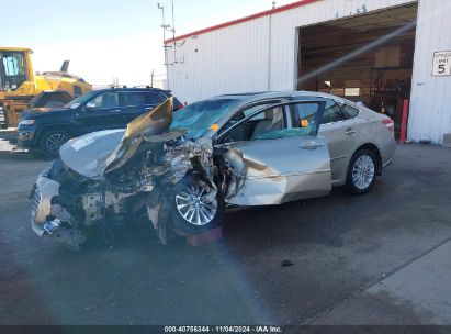 2014 TOYOTA AVALON HYBRID LIMITED Silver  Hybrid 4T1BD1EB8EU022272 photo #3