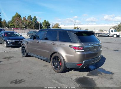 2016 LAND ROVER RANGE ROVER SPORT 3.0L V6 SUPERCHARGED SE Gray  Gasoline SALWG2VF6GA566692 photo #4