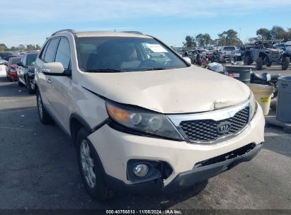 2012 KIA SORENTO LX Cream  Gasoline 5XYKT4A66CG214676 photo #1