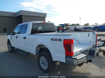 2022 FORD F-250 XLT White  Gasoline 1FT7W2B66NEC95531 photo #4