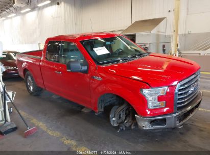 2017 FORD F-150 XLT Red  Gasoline 1FTFX1EF7HKD02510 photo #1