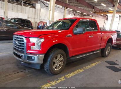 2017 FORD F-150 XLT Red  Gasoline 1FTFX1EF7HKD02510 photo #3