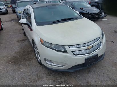 2011 CHEVROLET VOLT White  Hybrid 1G1RD6E44BU103033 photo #1