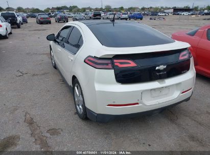 2011 CHEVROLET VOLT White  Hybrid 1G1RD6E44BU103033 photo #4