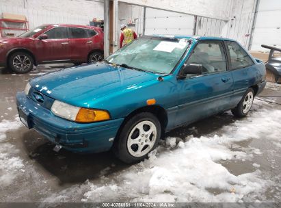 1996 FORD ESCORT LX Teal  Gasoline 1FASP11J2TW133996 photo #3