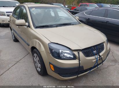 2008 KIA RIO LX Champagne  Gasoline KNADE123086329125 photo #1