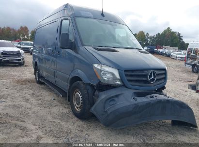 2018 MERCEDES-BENZ SPRINTER 2500 STANDARD ROOF V6 Blue  Diesel WD3PE7CD1JP635609 photo #1