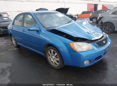 2006 KIA SPECTRA EX/LX/SX Blue  Gasoline KNAFE121265323191 photo #1