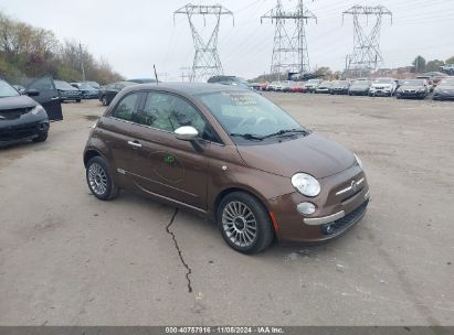 2015 FIAT 500 LOUNGE Brown  Gasoline 3C3CFFCR5FT615720 photo #1