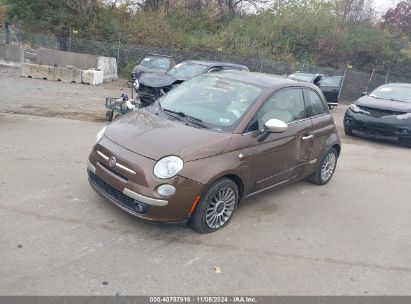 2015 FIAT 500 LOUNGE Brown  Gasoline 3C3CFFCR5FT615720 photo #3