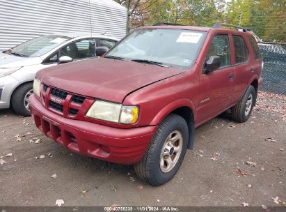 2004 ISUZU RODEO S/S 3.2L V6 Burgundy  Gasoline 4S2CK58WX44302170 photo #3