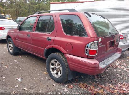 2004 ISUZU RODEO S/S 3.2L V6 Burgundy  Gasoline 4S2CK58WX44302170 photo #4