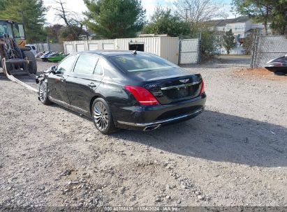 2017 GENESIS G90 3.3T PREMIUM Black  Gasoline KMHG34JA3HU033322 photo #4