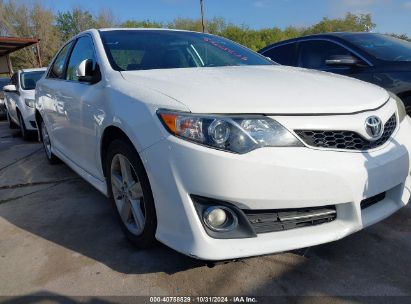 2012 TOYOTA CAMRY SE White  Gasoline 4T1BF1FK7CU115693 photo #1