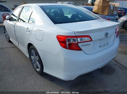 2012 TOYOTA CAMRY SE White  Gasoline 4T1BF1FK7CU115693 photo #4