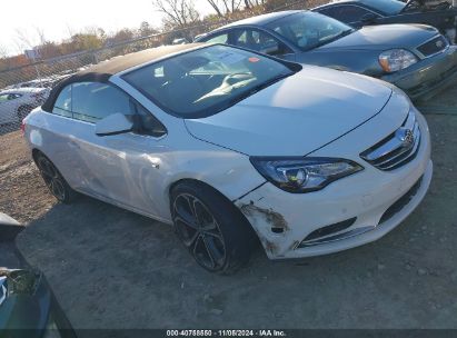 2016 BUICK CASCADA PREMIUM White  Gasoline W04WT3N53GG114285 photo #1