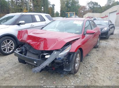 2022 HYUNDAI ELANTRA SE Red  Gasoline KMHLL4AG3NU357255 photo #3