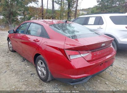 2022 HYUNDAI ELANTRA SE Red  Gasoline KMHLL4AG3NU357255 photo #4