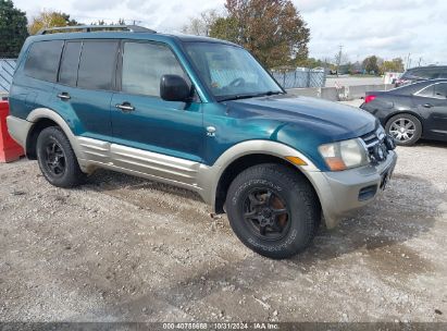 2002 MITSUBISHI MONTERO XLS Green  Gasoline JA4MW31RX2J003476 photo #1