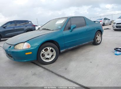 1995 HONDA CIVIC DEL SOL S Green  Gasoline JHMEG1146SS005363 photo #3