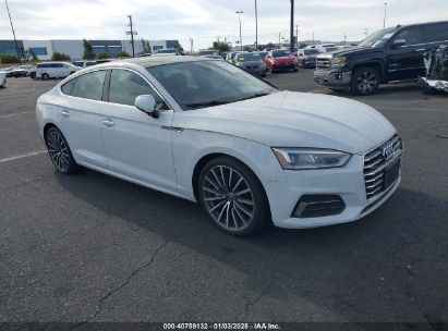 2018 AUDI A5 2.0T PREMIUM White  Gasoline WAUBNCF58JA093745 photo #1