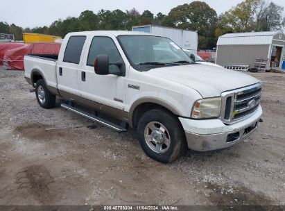 2005 FORD F-250 LARIAT/XL/XLT White  Diesel 1FTSW20P85EA59324 photo #1