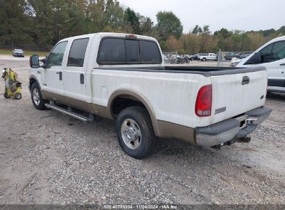 2005 FORD F-250 LARIAT/XL/XLT White  Diesel 1FTSW20P85EA59324 photo #4