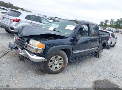 2005 GMC SIERRA 1500 SLE Blue  Gasoline 2GTEK13T951350086 photo #3