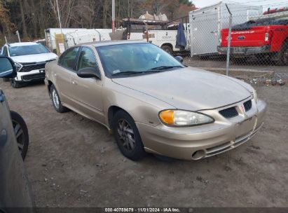 2004 PONTIAC GRAND AM SE1 Gold  Gasoline 1G2NF52E84M688326 photo #1