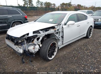 2008 LEXUS LS 460 White  Gasoline JTHBL46FX85059914 photo #3