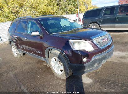 2008 GMC ACADIA SLE-1 Red  Gasoline 1GKEV13778J170520 photo #1