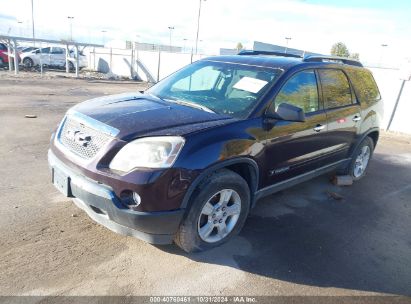 2008 GMC ACADIA SLE-1 Red  Gasoline 1GKEV13778J170520 photo #3