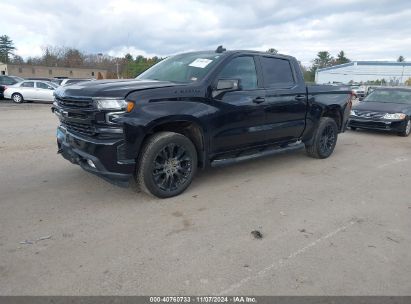 2022 CHEVROLET SILVERADO 1500 LTD 4WD  SHORT BED RST Black  Gasoline 1GCUYEED0NZ153337 photo #3