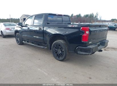 2022 CHEVROLET SILVERADO 1500 LTD 4WD  SHORT BED RST Black  Gasoline 1GCUYEED0NZ153337 photo #4