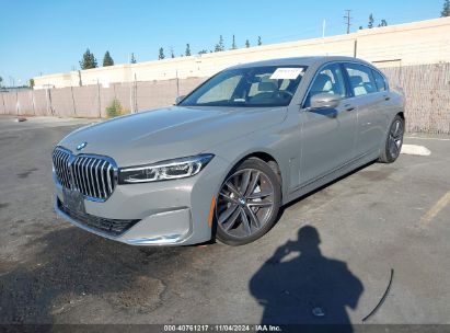 2022 BMW 750 I XDRIVE Gray  Gasoline WBA7U2C0XNCJ17792 photo #3