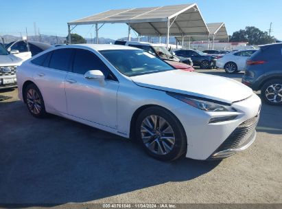 2022 TOYOTA MIRAI XLE White  hydrogen fuel cell JTDAAAAA4NA007520 photo #1