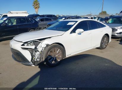 2022 TOYOTA MIRAI XLE White  hydrogen fuel cell JTDAAAAA4NA007520 photo #3