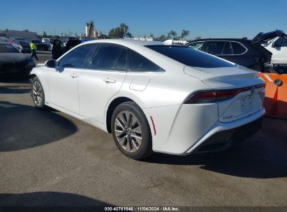 2022 TOYOTA MIRAI XLE White  hydrogen fuel cell JTDAAAAA4NA007520 photo #4