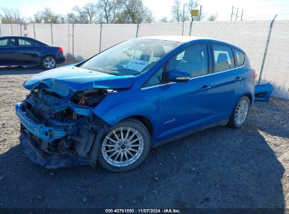 2015 FORD C-MAX HYBRID SEL Blue  Hybrid 1FADP5BU2FL108370 photo #3