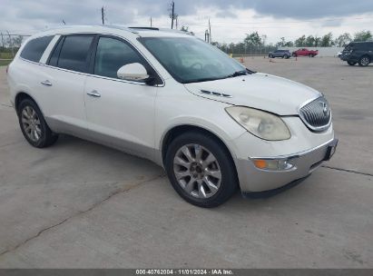 2012 BUICK ENCLAVE PREMIUM White  Gasoline 5GAKRDED2CJ187520 photo #1