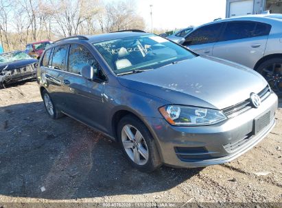 2015 VOLKSWAGEN GOLF SPORTWAGEN TDI S 4-DOOR Gray  Diesel 3VWCA7AU1FM505942 photo #1