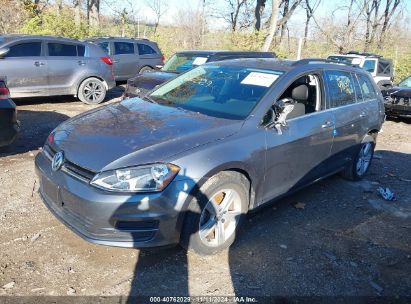 2015 VOLKSWAGEN GOLF SPORTWAGEN TDI S 4-DOOR Gray  Diesel 3VWCA7AU1FM505942 photo #3