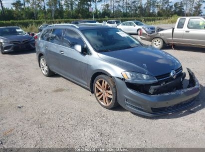 2015 VOLKSWAGEN GOLF SPORTWAGEN TSI SEL 4-DOOR Gray  Gasoline 3VWC17AU5FM510304 photo #1