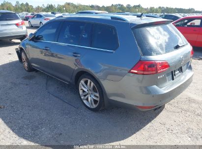 2015 VOLKSWAGEN GOLF SPORTWAGEN TSI SEL 4-DOOR Gray  Gasoline 3VWC17AU5FM510304 photo #4