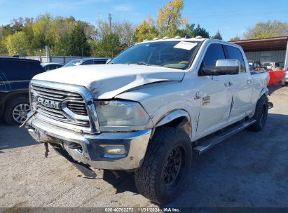 2018 RAM 2500 LONGHORN  4X4 6'4 BOX White  Diesel 3C6UR5GLXJG281961 photo #3