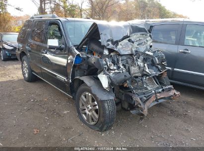 2007 MERCURY MOUNTAINEER PREMIER Black  Gasoline 4M2EU48827UJ10489 photo #1