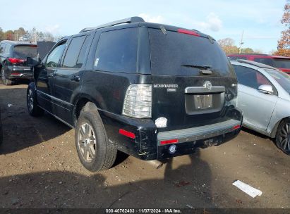 2007 MERCURY MOUNTAINEER PREMIER Black  Gasoline 4M2EU48827UJ10489 photo #4