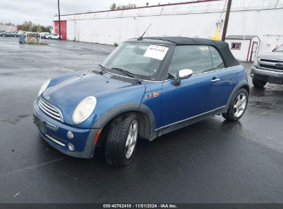 2007 MINI COOPER Blue  Gasoline WMWRF33557TF66212 photo #3