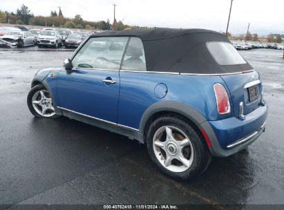 2007 MINI COOPER Blue  Gasoline WMWRF33557TF66212 photo #4