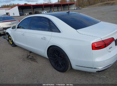 2016 AUDI A8 L 3.0T White  Gasoline WAU34AFD6GN014139 photo #4